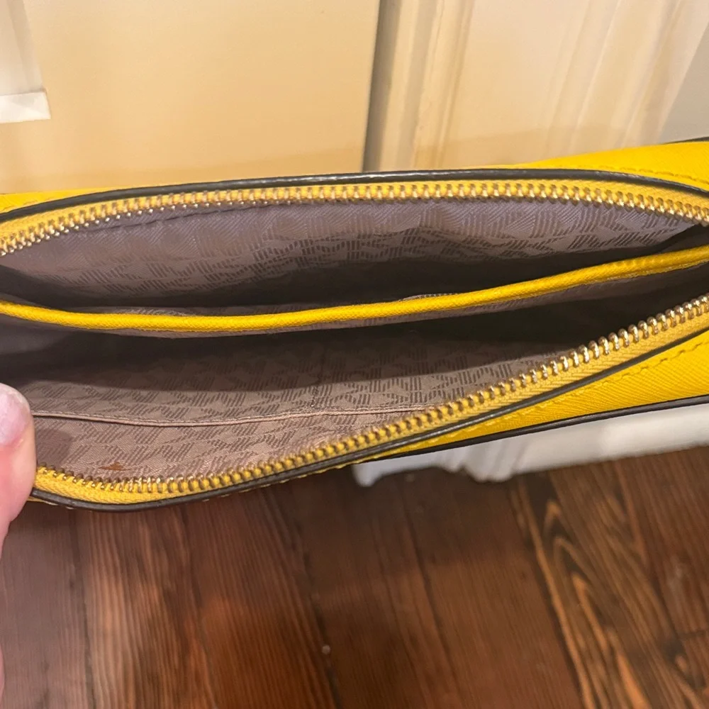 Michael Kors Sunflower Yellow Crossbody Bag - Picture 3 of 3